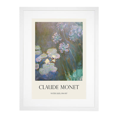 Water Lilies Lily Pond Vol.6 Print By Claude Monet