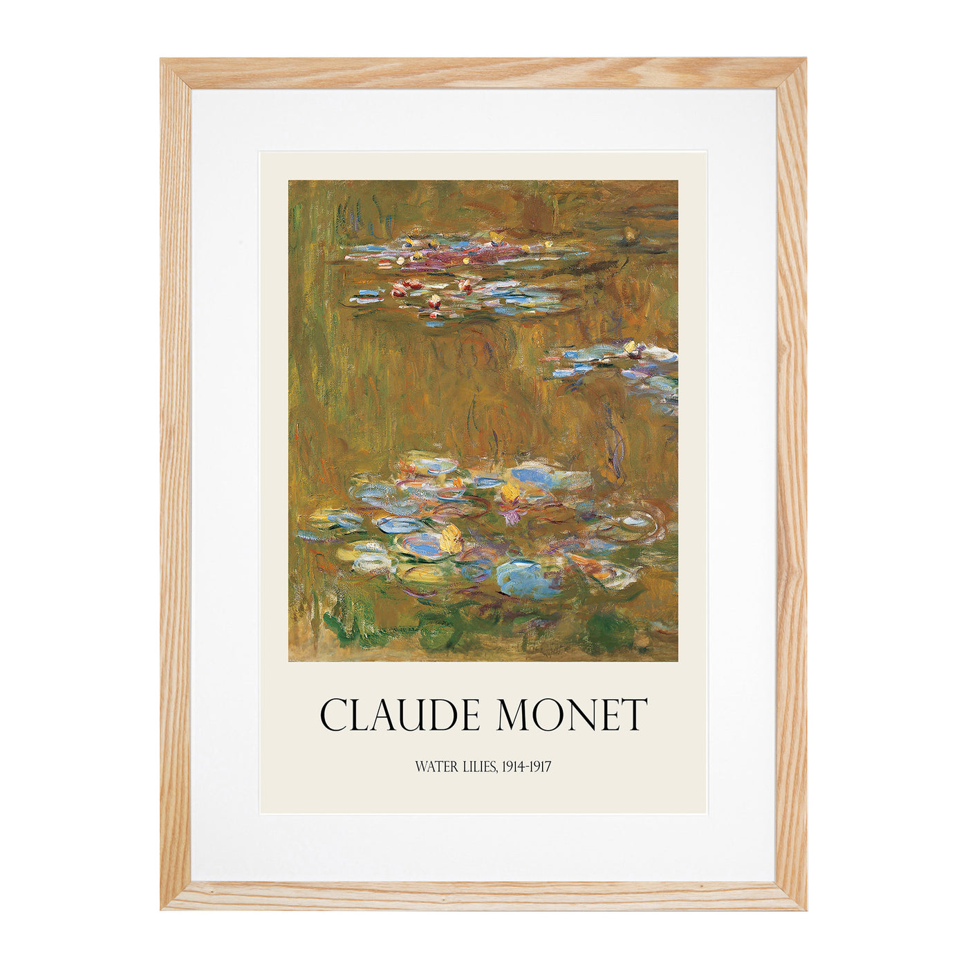 Water Lilies Lily Pond Vol.7 Print By Claude Monet