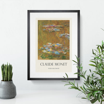 Water Lilies Lily Pond Vol.7 Print By Claude Monet