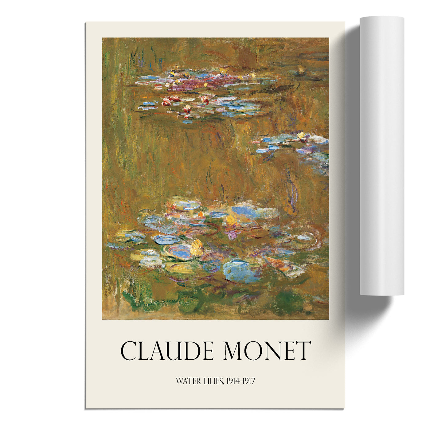 Water Lilies Lily Pond Vol.7 Print By Claude Monet