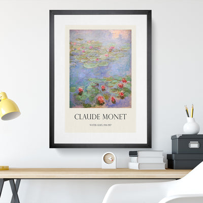 Water Lilies Lily Pond Vol.8 Print By Claude Monet