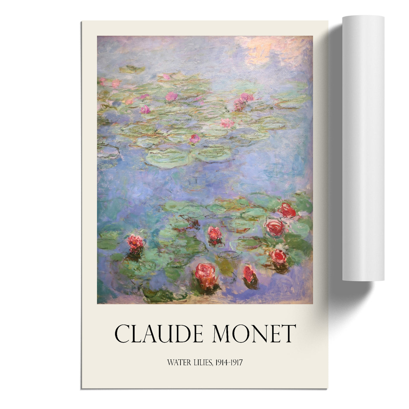 Water Lilies Lily Pond Vol.8 Print By Claude Monet