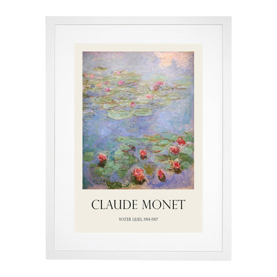 Water Lilies Lily Pond Vol.8 Print By Claude Monet