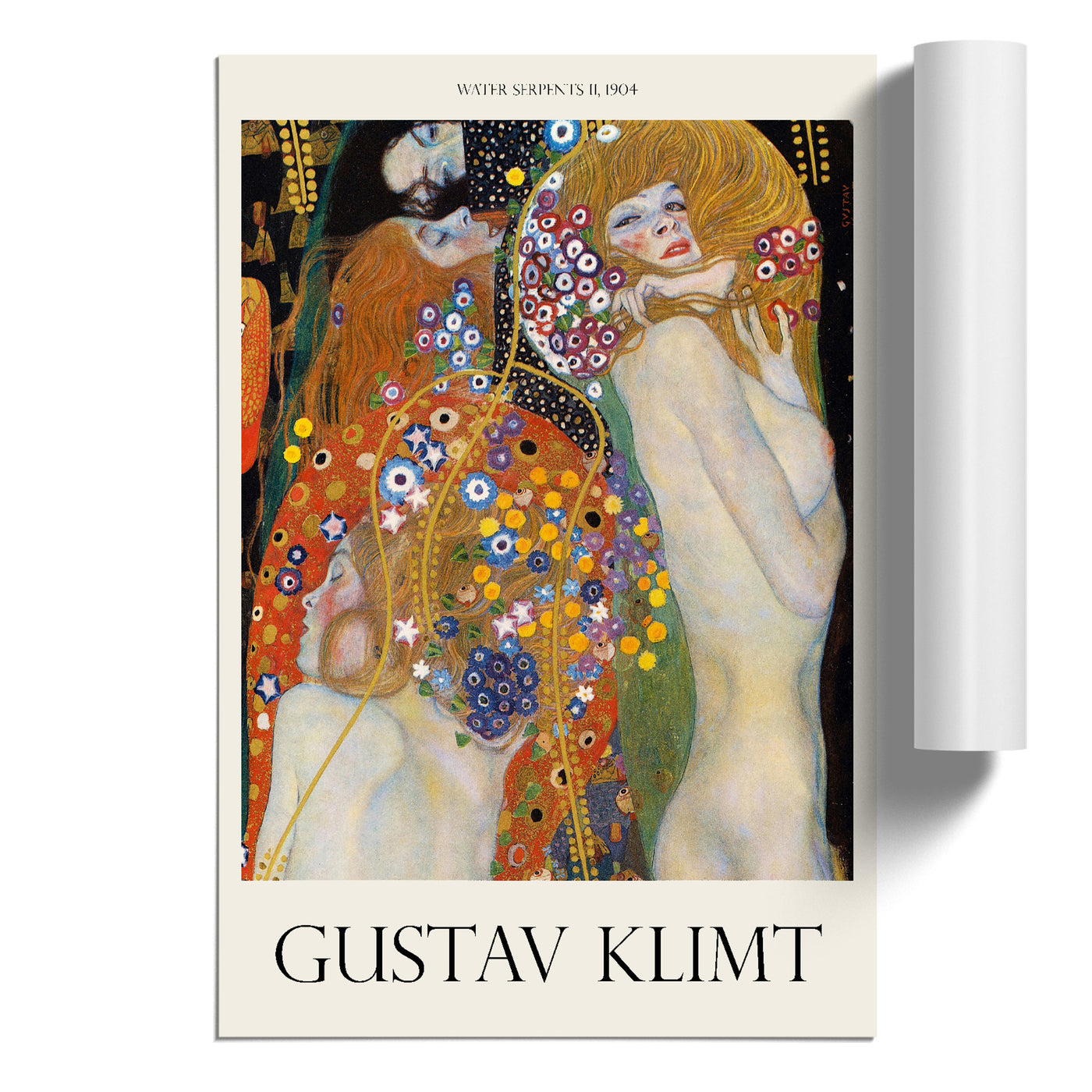 Water Serpants Ii Print By Gustav Klimt