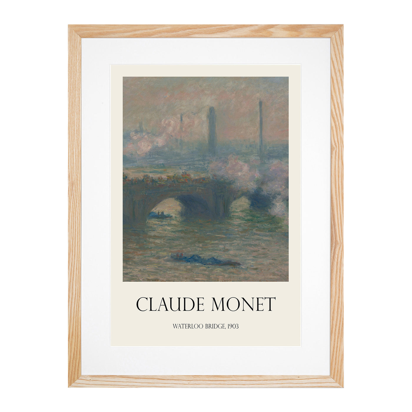 Waterloo Bridge In London Vol.3 Print By Claude Monet