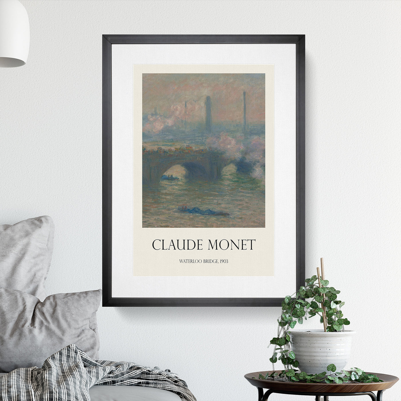 Waterloo Bridge In London Vol.3 Print By Claude Monet