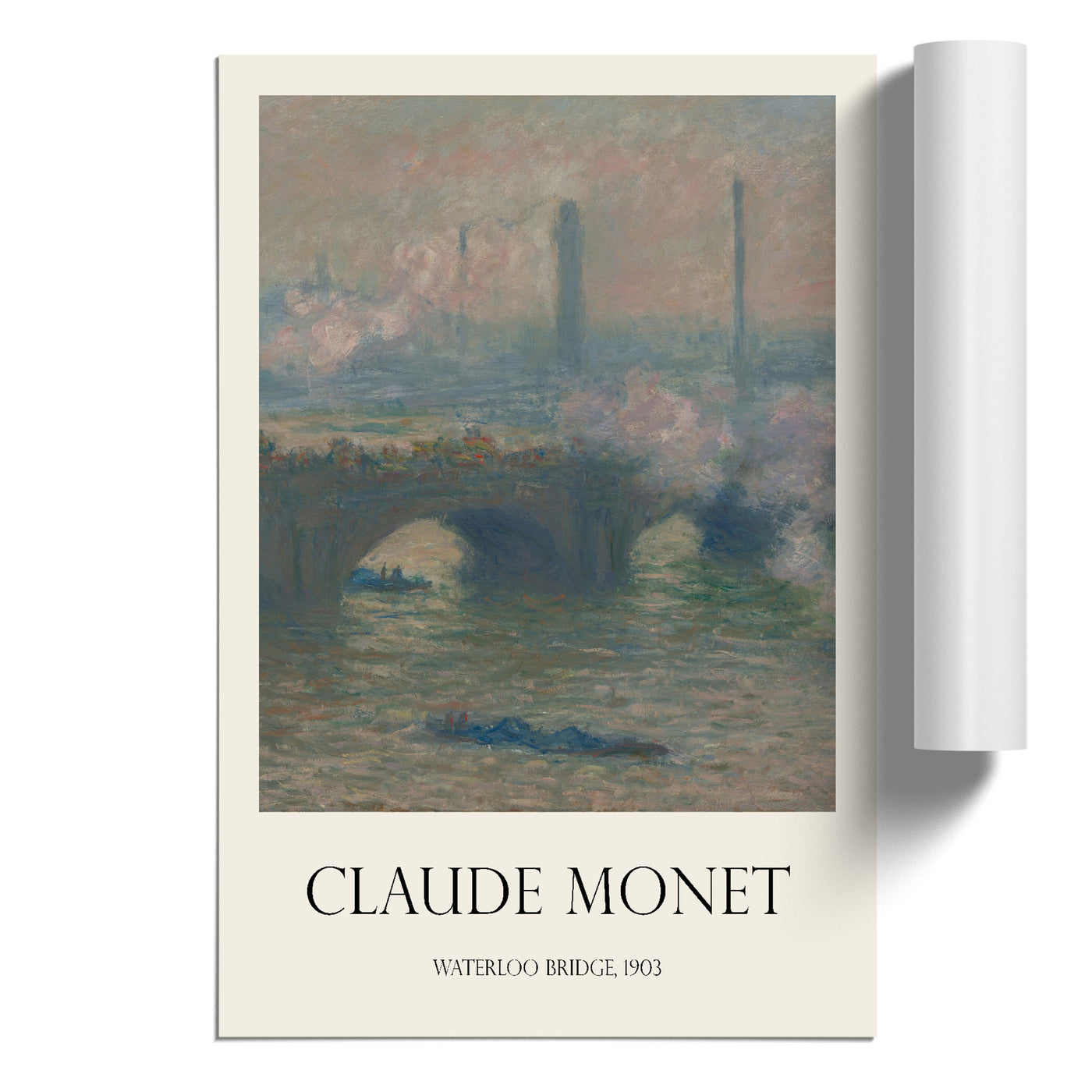 Waterloo Bridge In London Vol.3 Print By Claude Monet