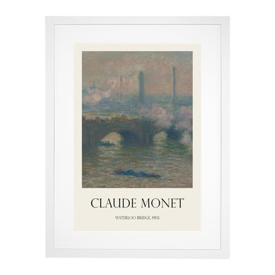 Waterloo Bridge In London Vol.3 Print By Claude Monet