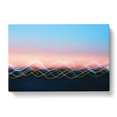 Waves Of Sound In Abstract Canvas Print Main Image