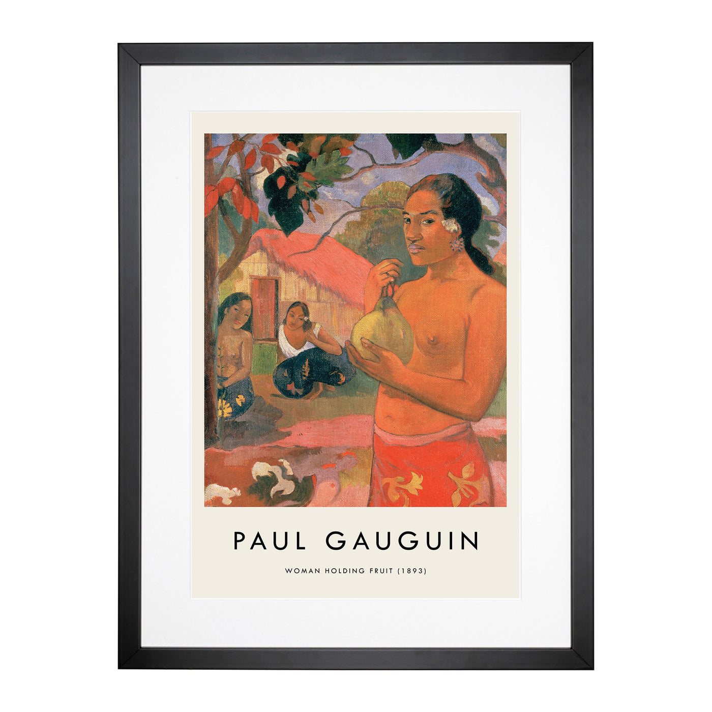 Where Are You Going Vol.1 Print By Paul Gauguin Framed Print Main Image