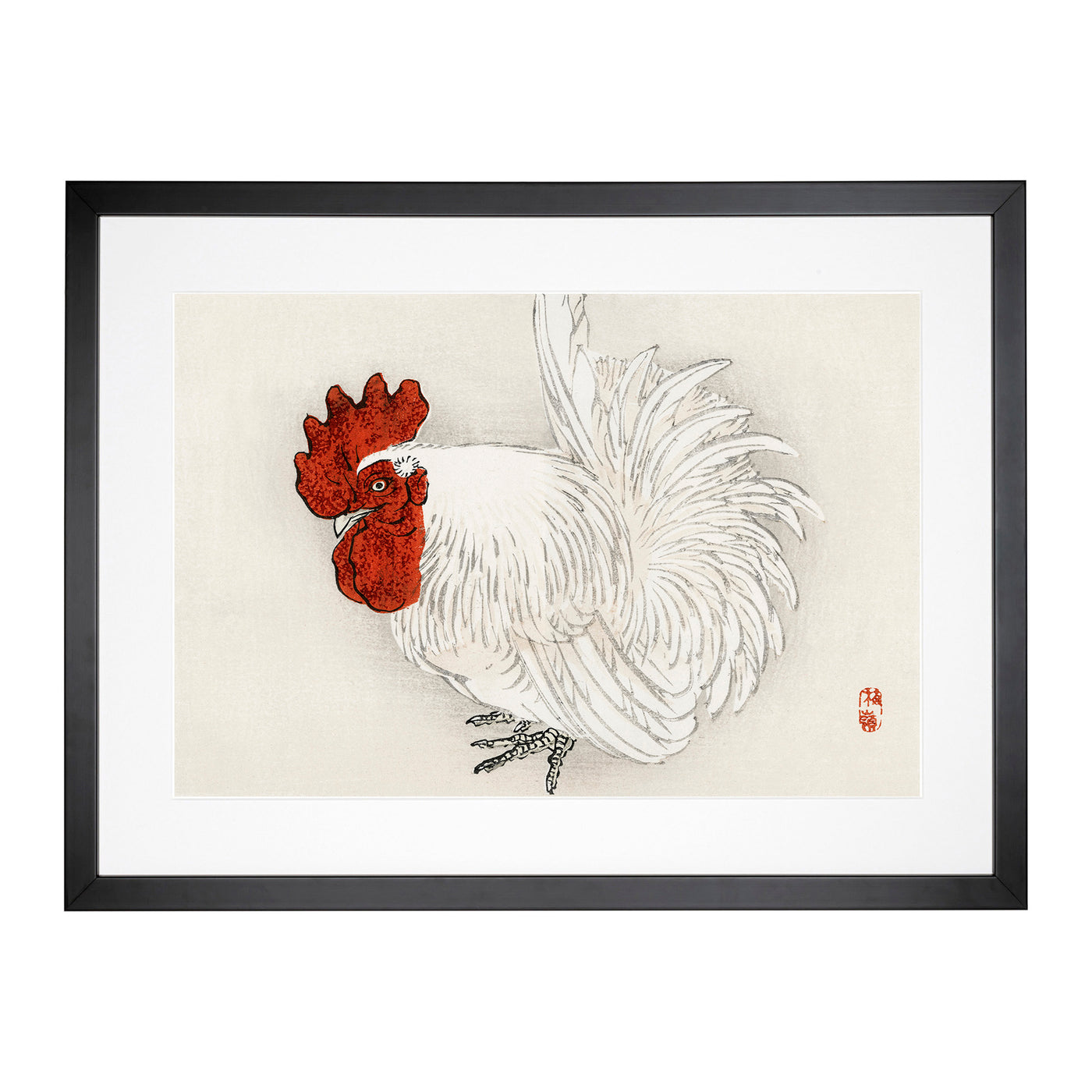 White Chicken By Kono Bairei