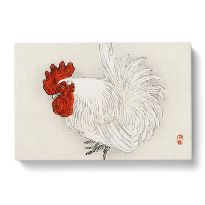 White Chicken By Kono Bairei Canvas Print Main Image