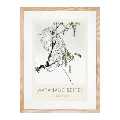 White Cockatoo Print By Watanabe Seitei