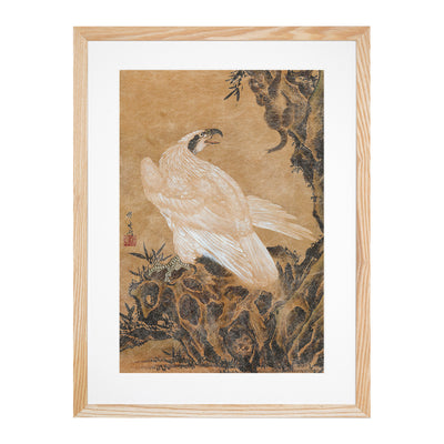 White Eagle Hunting By Kawanabe Kyosai