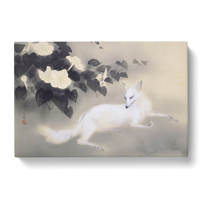 White Fox By Kansetsu Hashimoto Canvas Print Main Image