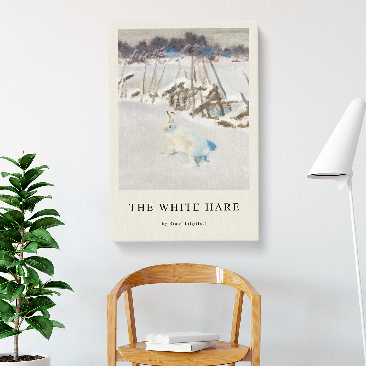 White Hare Vol.2 Print By Bruno Liljefors