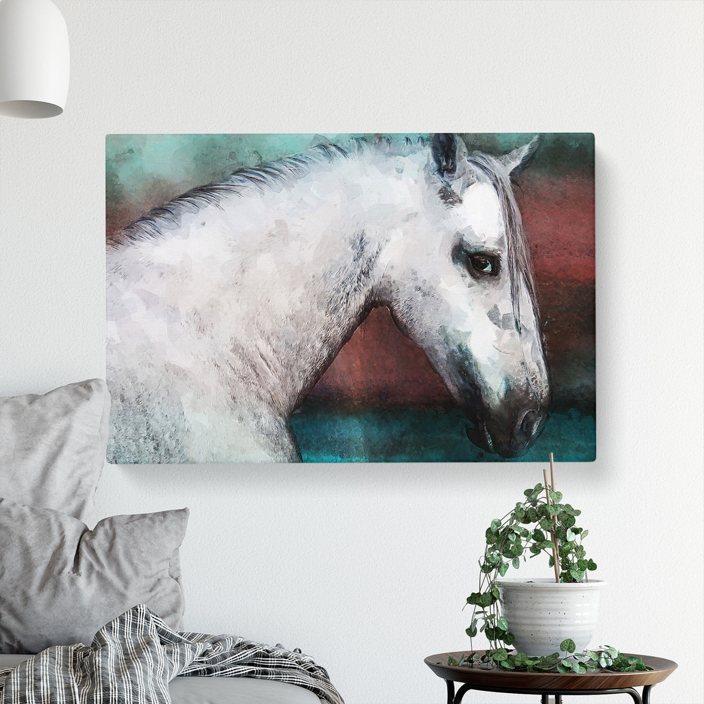 White Horse Portrait