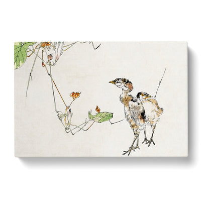 Wild Ducklings By Watanabe Seitei Canvas Print Main Image