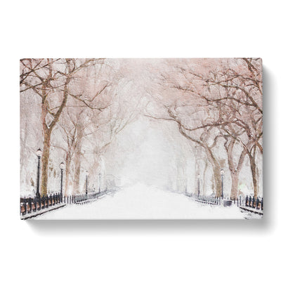 Wintertime In Central Park New York City Canvas Print Main Image