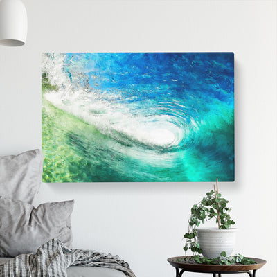 Within The Wave In Blue & Green