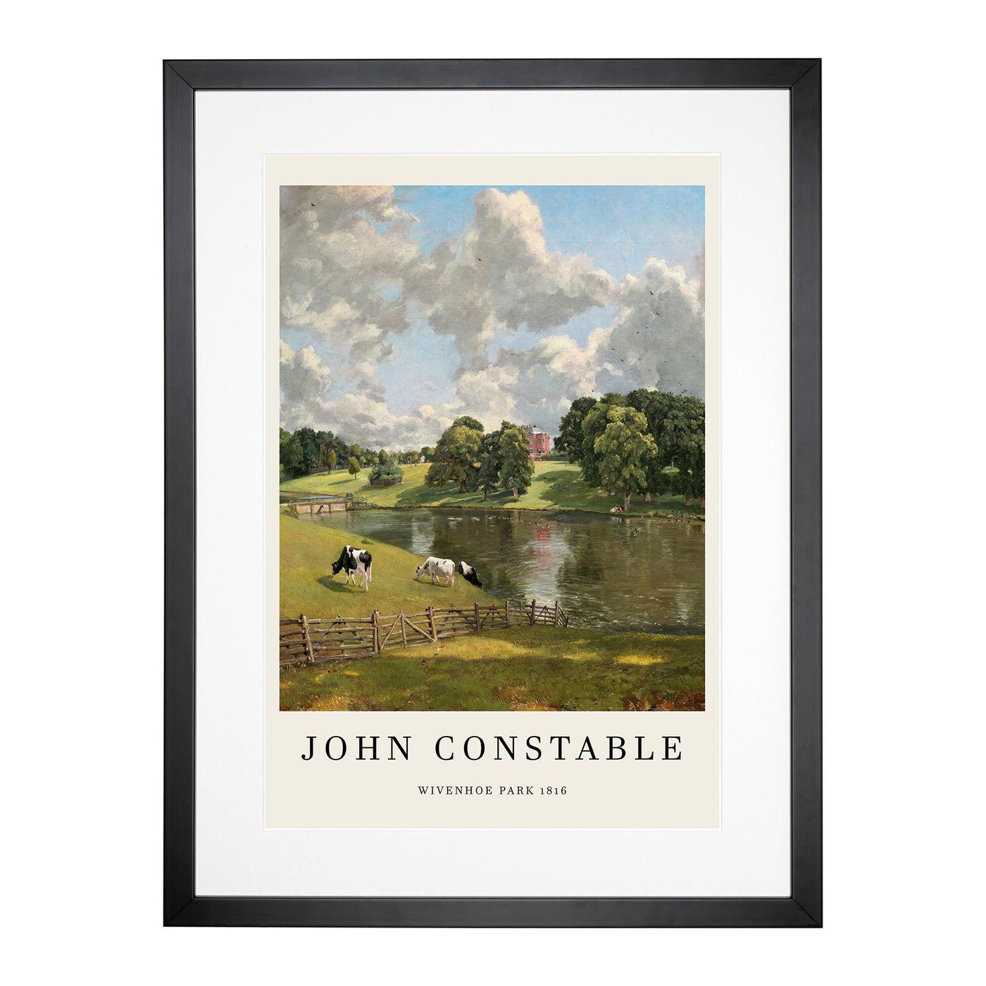 Wivenhoe Park In Essex Print By John Constable Framed Print Main Image