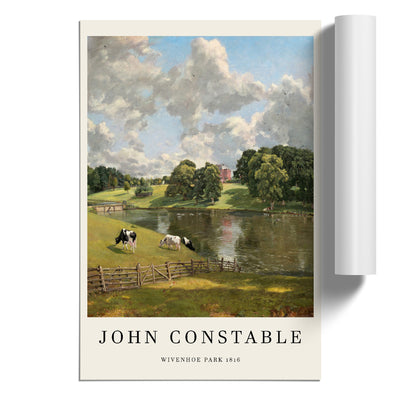 Wivenhoe Park In Essex Print By John Constable