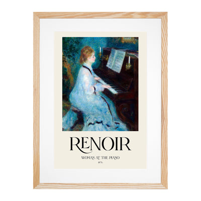 Woman At The Piano Print By Pierre-Auguste Renoir