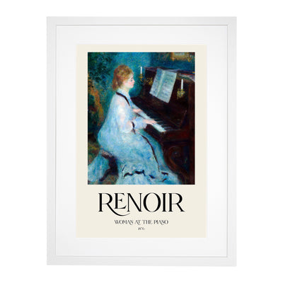 Woman At The Piano Print By Pierre-Auguste Renoir