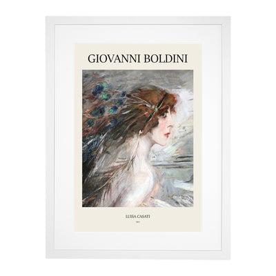 Woman With Peacock Feathers Print By Giovanni Boldini