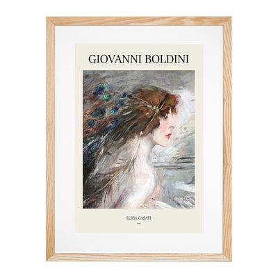 Woman With Peacock Feathers Print By Giovanni Boldini