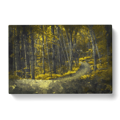 Yellow Forest In Connecticut Canvas Print Main Image