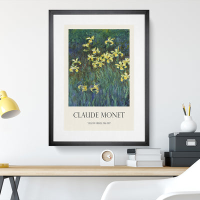 Yellow Irises Print By Claude Monet