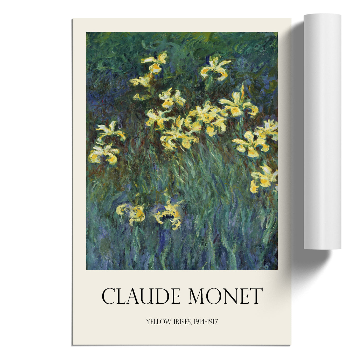 Yellow Irises Print By Claude Monet