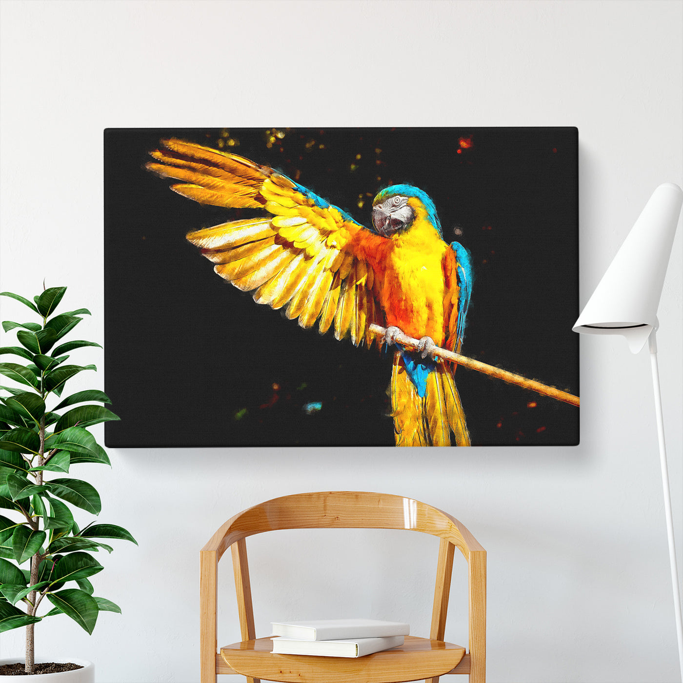 Yellow Macaw Parrot