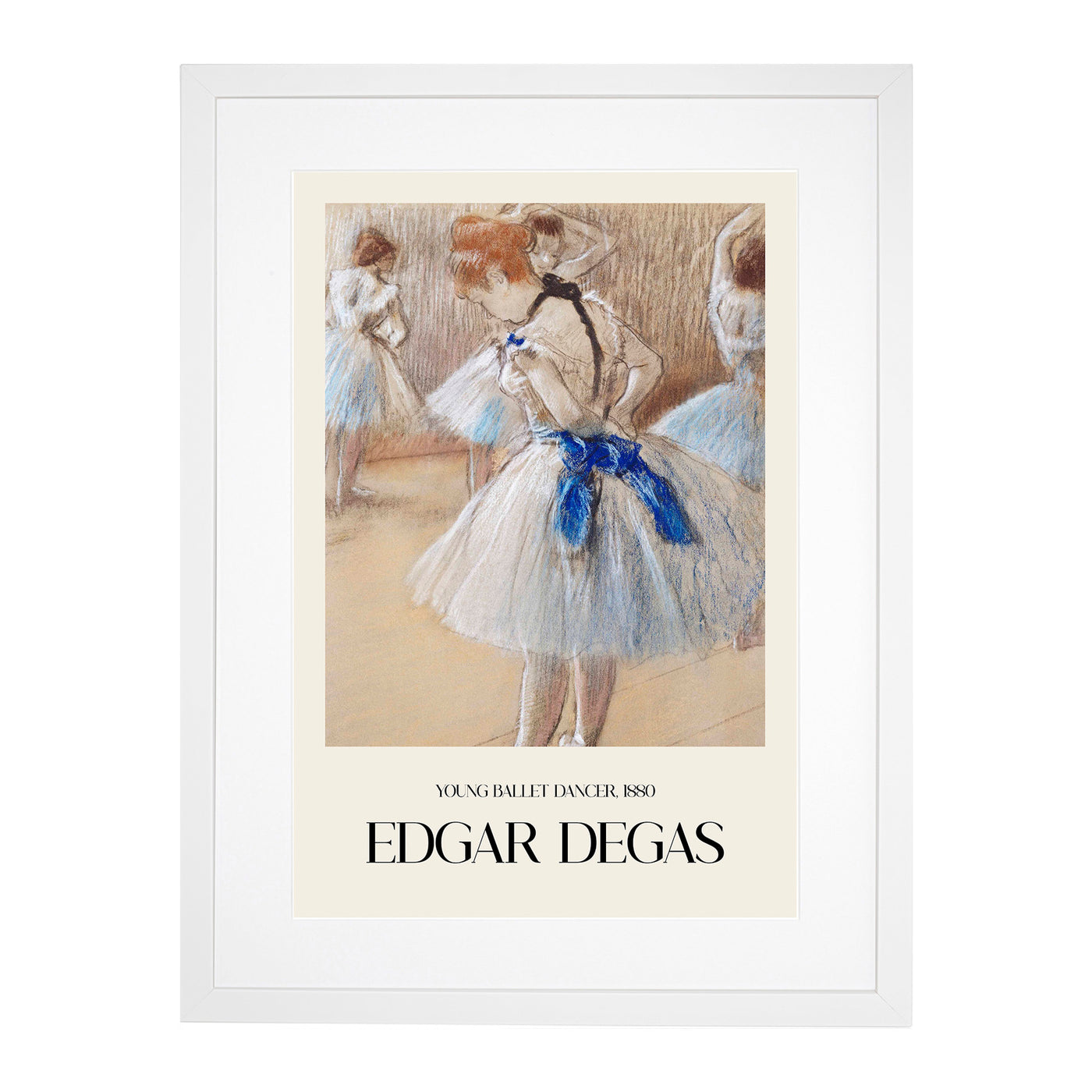 Young Ballet Ballerina Dancers Print By Edgar Degas