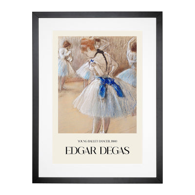 Young Ballet Ballerina Dancers Print By Edgar Degas Framed Print Main Image