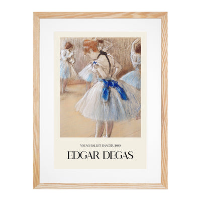 Young Ballet Ballerina Dancers Print By Edgar Degas