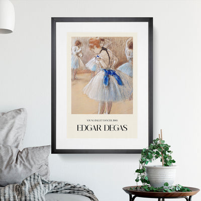 Young Ballet Ballerina Dancers Print By Edgar Degas