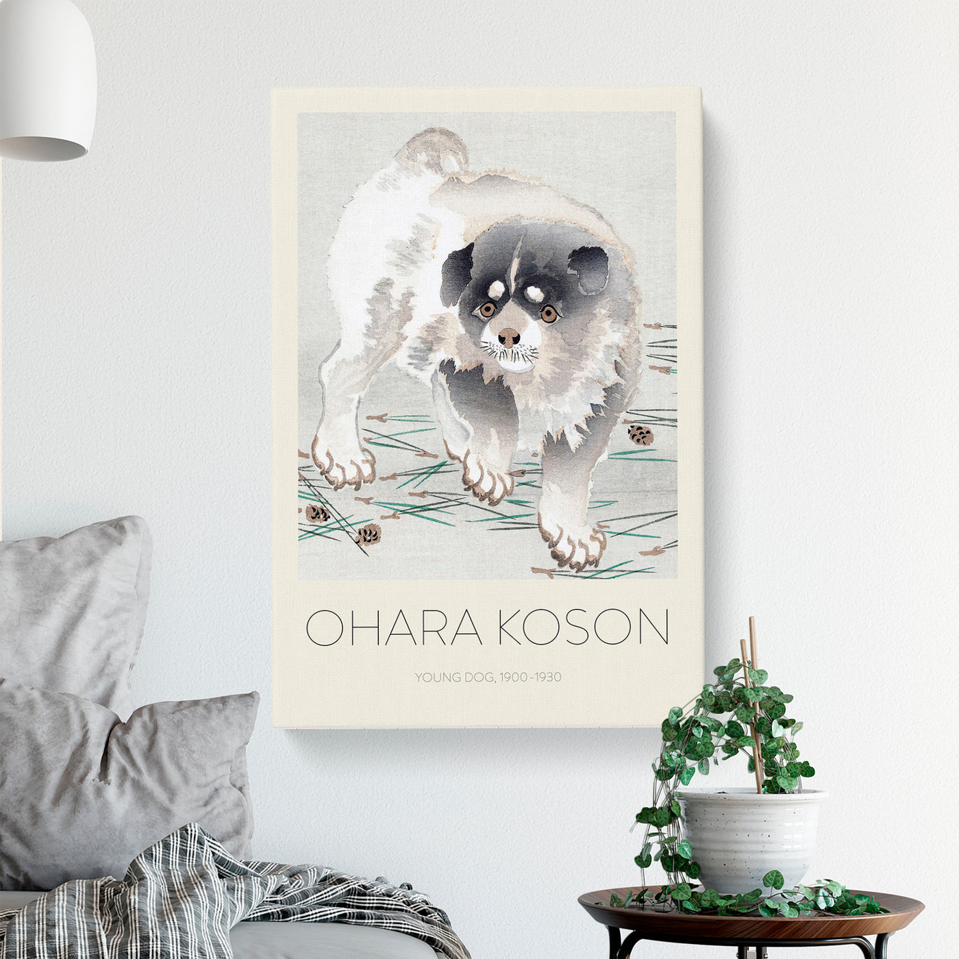 Young Dog Print By Ohara Koson