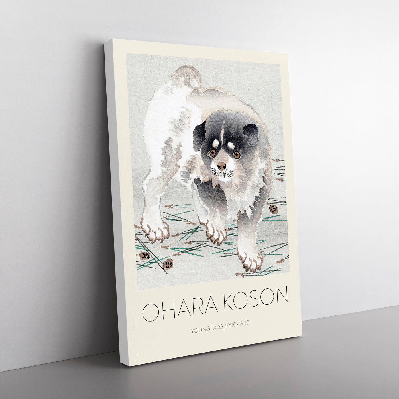Young Dog Print By Ohara Koson