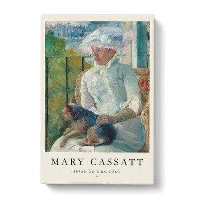 Young Girl At A Window Print By Mary Cassatt Canvas Print Main Image