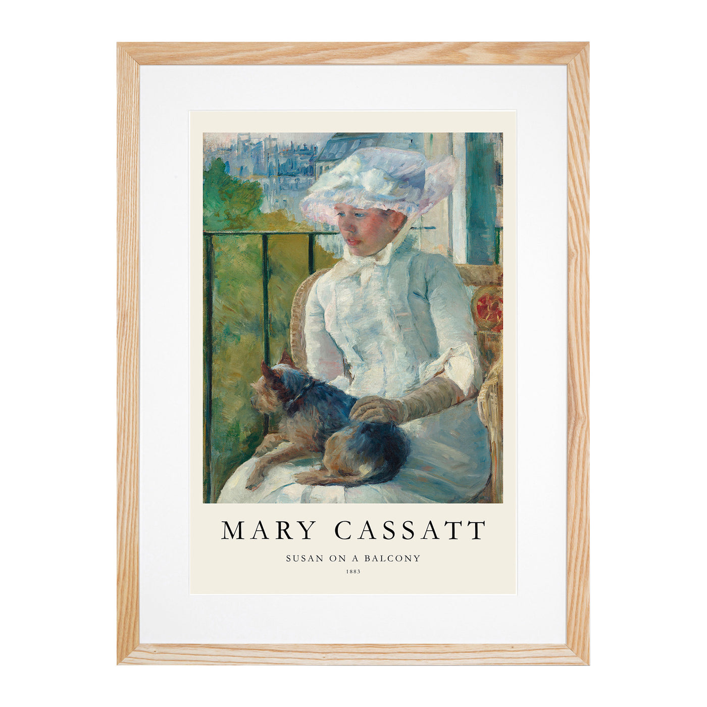 Young Girl At A Window Print By Mary Cassatt