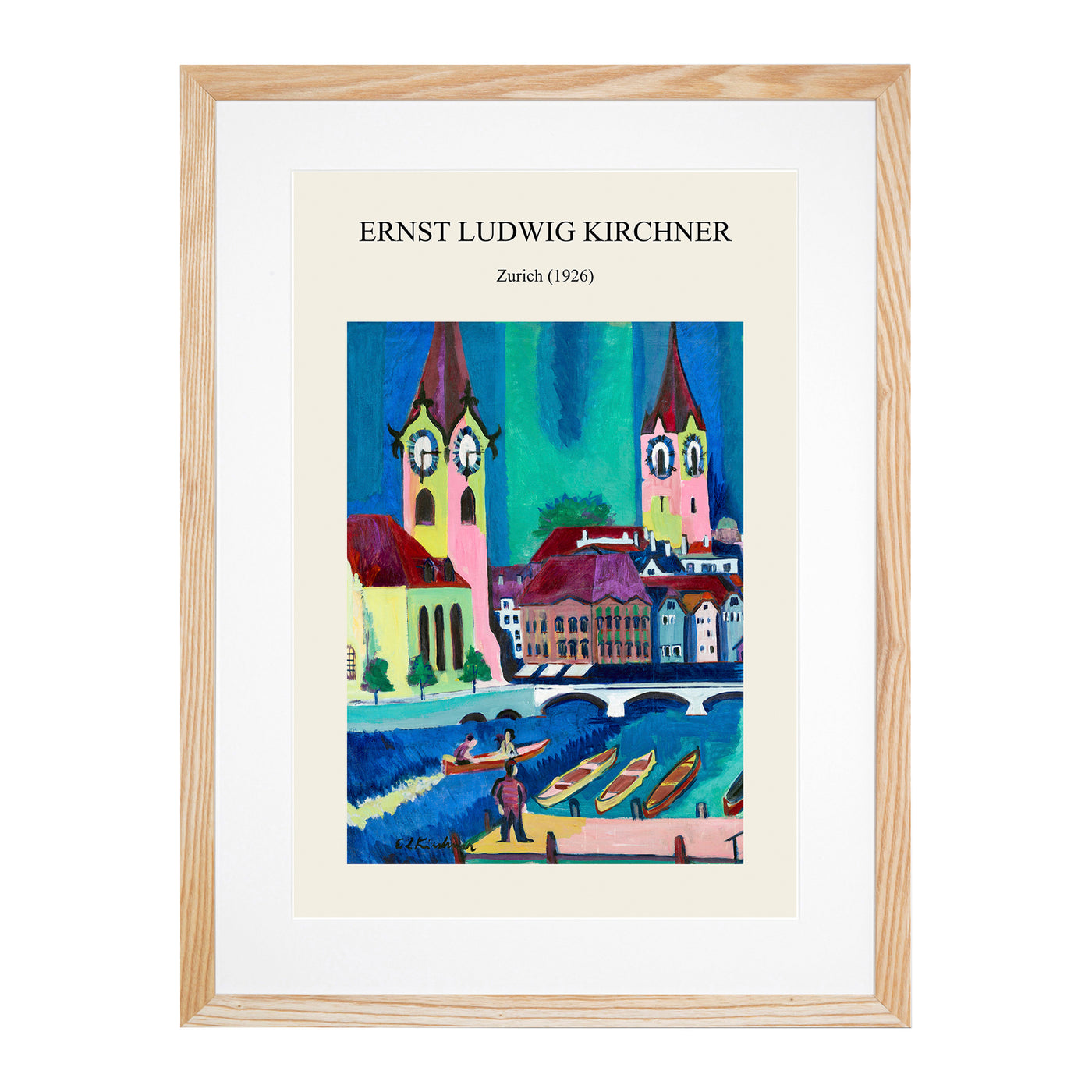 Zurich Print By Ernst Ludwig Kirchner