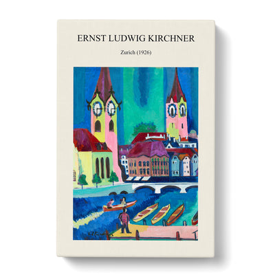 Zurich Print By Ernst Ludwig Kirchner Canvas Print Main Image