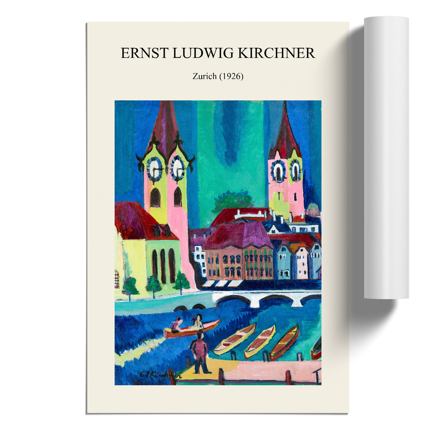 Zurich Print By Ernst Ludwig Kirchner