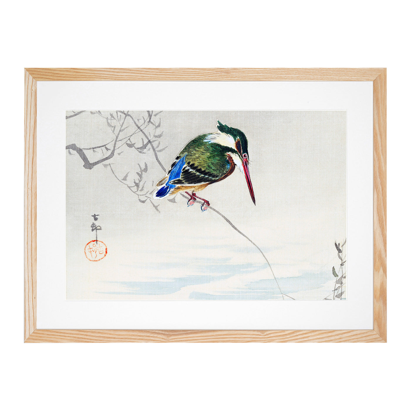 A Kingfisher By Ohara Koson